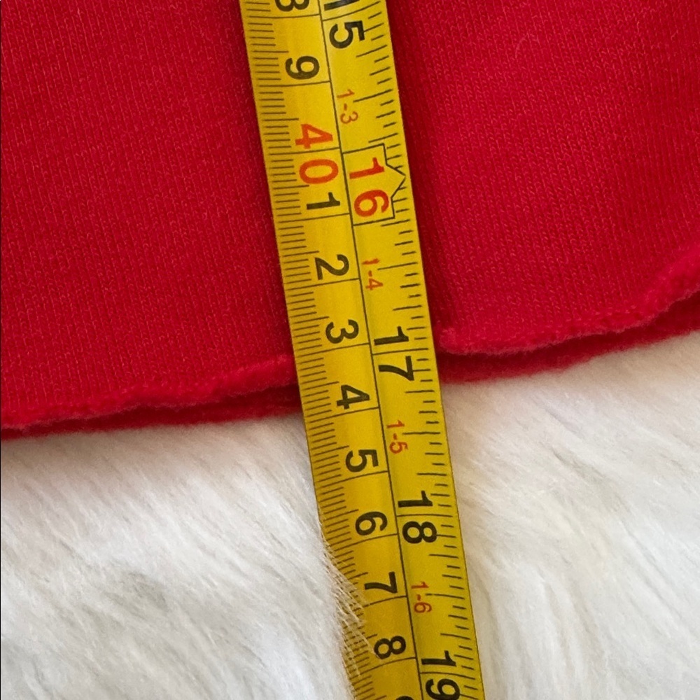 The Midwest Girl (TM) size XS Red Cropped Sweatshirt - Picture 7 of 7